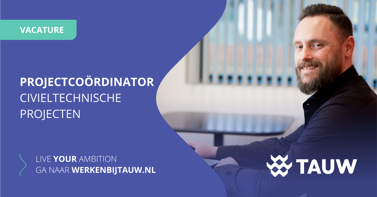 Vacature Projectcoördinator Civieltechnische Projecten (32-40 Uur)